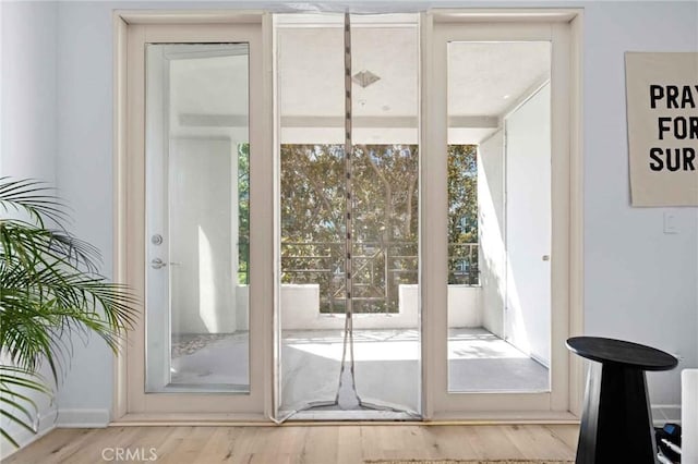 2233 Martin Unit 212, Irvine, CA 92612 - entryway featuring wood finished floors