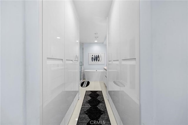 2233 Martin Unit 212, Irvine, CA 92612 - hallway featuring tile patterned flooring