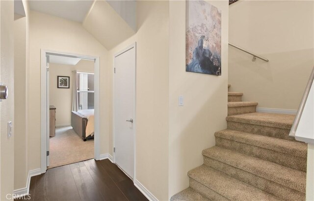 615 Rockefeller, Irvine, CA 92612 - staircase with wood-type flooring and baseboards