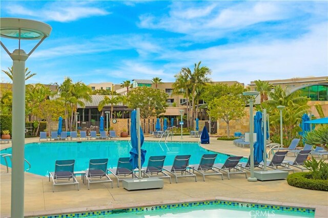 615 Rockefeller, Irvine, CA 92612 - community pool featuring a patio area