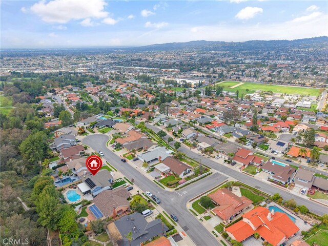 710 W Country Hills Dr W, La Habra, CA 90631 - aerial view with a residential view