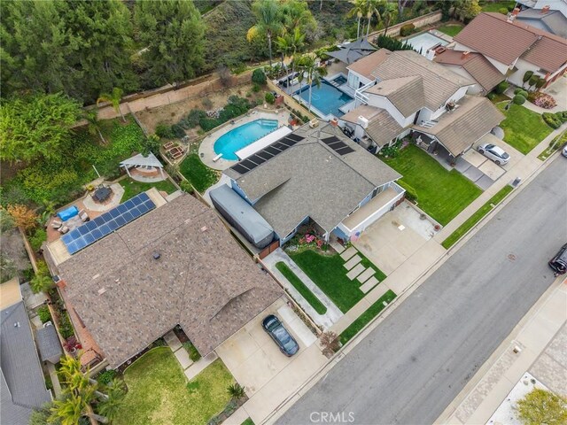 710 W Country Hills Dr W, La Habra, CA 90631 - birds eye view of property