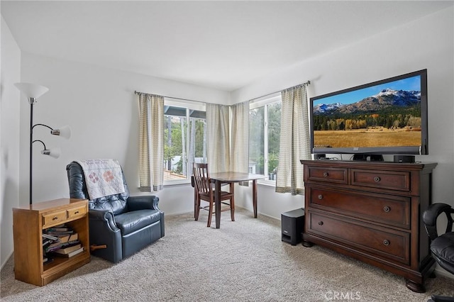 710 W Country Hills Dr W, La Habra, CA 90631 - sitting room with baseboards and light carpet