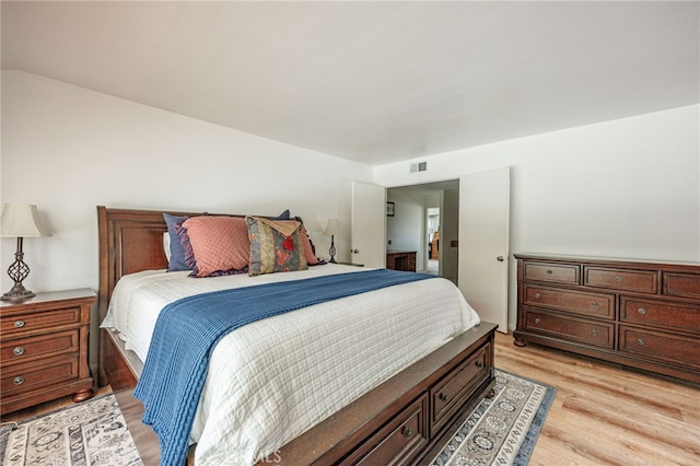 710 W Country Hills Dr W, La Habra, CA 90631 - bedroom with light wood-type flooring and visible vents