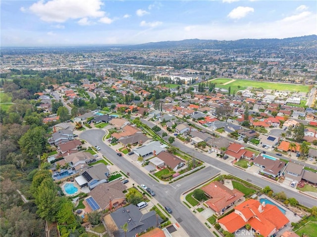 710 W Country Hills Dr W, La Habra, CA 90631 - birds eye view of property featuring a residential view