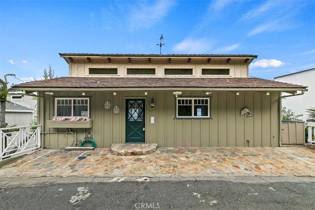 123 Upper Terrace Rd, Avalon, CA 90704 - view of front facade featuring board and batten siding