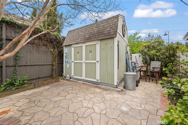 3569 Kelton Ave, Los Angeles, CA 90034 - view of shed featuring a fenced backyard