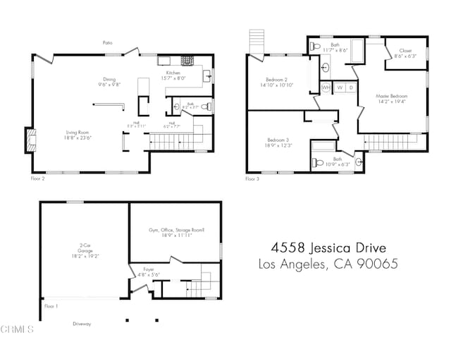 4558 Jessica Dr, Los Angeles, CA 90065 - plan