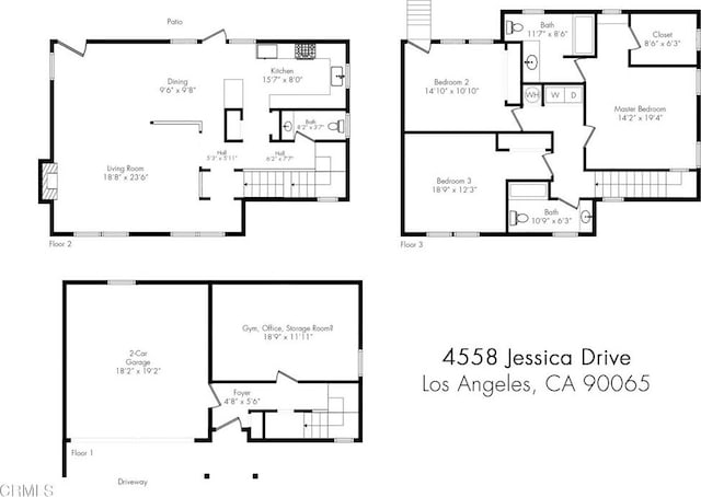 4558 Jessica Dr, Los Angeles, CA 90065 - plan