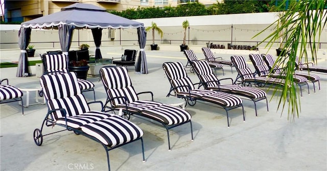 800 E Ocean Blvd Unit 1404, Long Beach, CA 90802 - view of patio featuring a gazebo