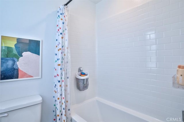 24307 Juni Ct, Corona, CA 92883 - full bath featuring toilet and shower / bath combo with shower curtain