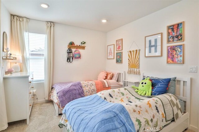 24307 Juni Ct, Corona, CA 92883 - bedroom with multiple windows, carpet floors, and recessed lighting