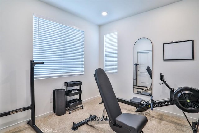 24307 Juni Ct, Corona, CA 92883 - exercise area with carpet flooring and baseboards