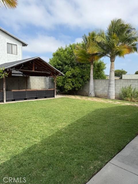 13305 Cordary Ave, Hawthorne, CA 90250 - view of yard with a gazebo