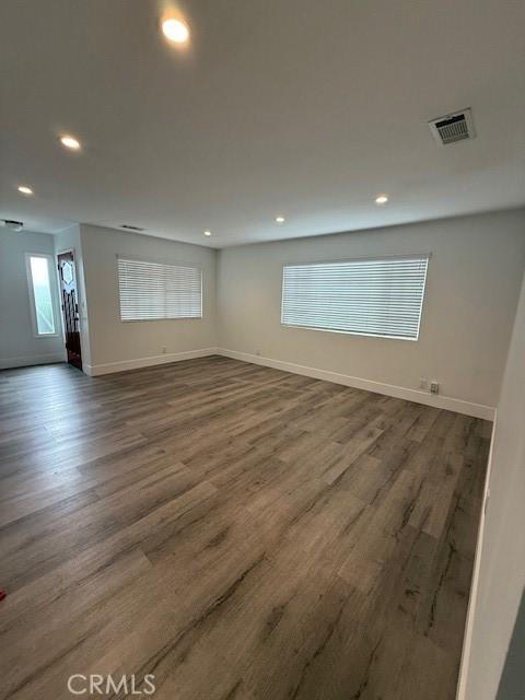 13305 Cordary Ave, Hawthorne, CA 90250 - empty room featuring recessed lighting and wood finished floors
