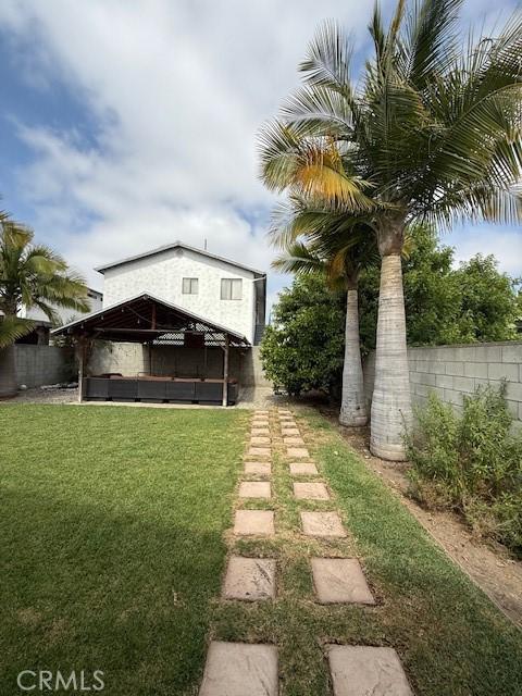 13305 Cordary Ave, Hawthorne, CA 90250 - view of yard with a gazebo