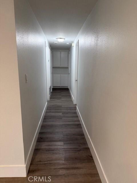 13305 Cordary Ave, Hawthorne, CA 90250 - hall featuring baseboards and dark wood finished floors
