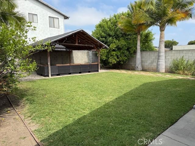 13305 Cordary Ave, Hawthorne, CA 90250 - view of yard with a gazebo