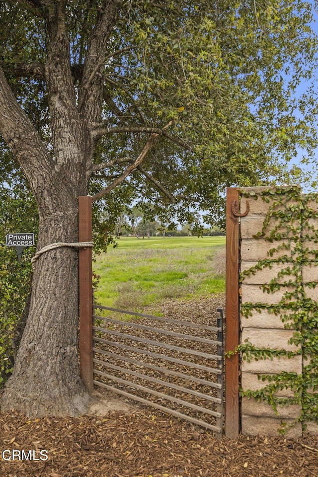view of gate