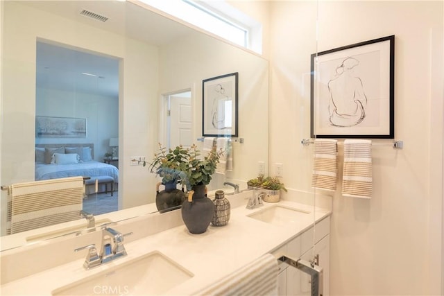 11006 Getaway Dr, Rancho Cucamonga, CA 91730 - full bath featuring double vanity and ensuite bathroom