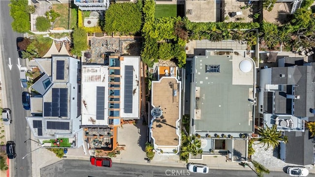 aerial view featuring a residential view