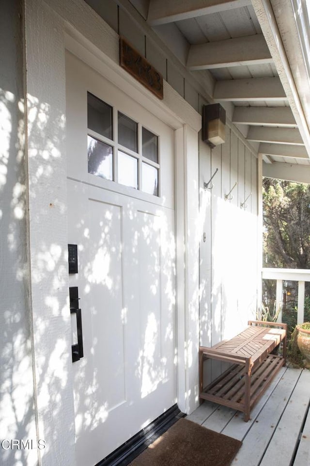 view of entrance to property