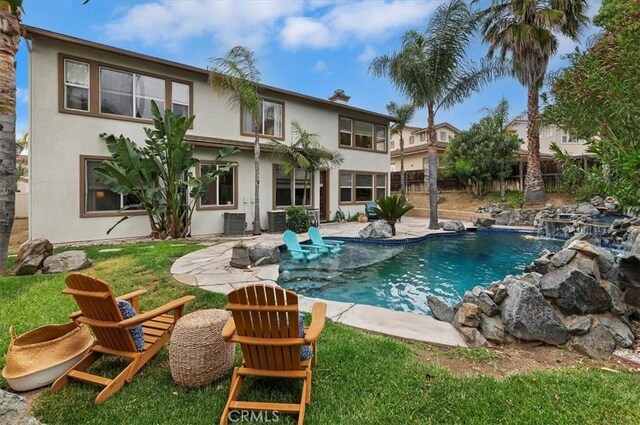 23480 Canterbury Way, Murrieta, CA 92562 - view of swimming pool featuring central AC and a patio