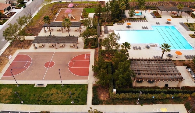 drone / aerial view