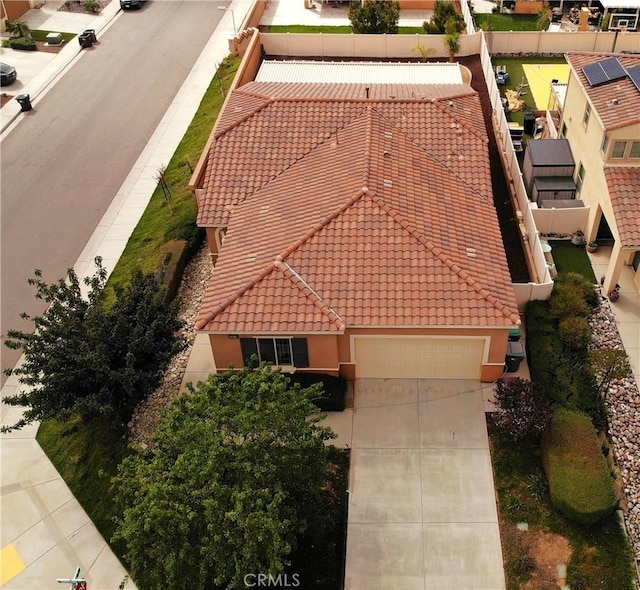 drone / aerial view
