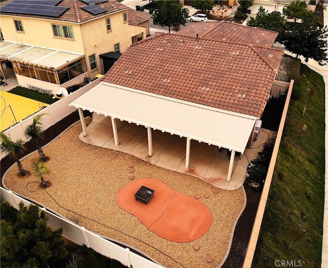 drone / aerial view