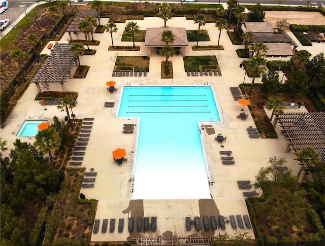 view of pool