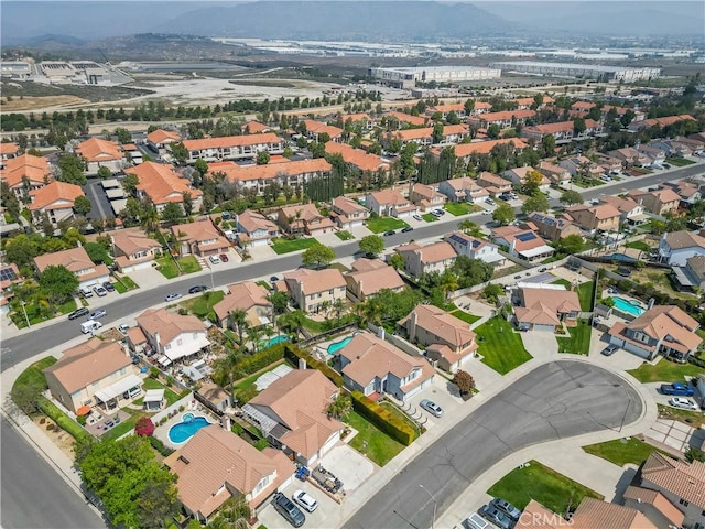 831 Kilmarnock Way, Riverside, CA 92508 - drone / aerial view featuring a mountain view and a residential view