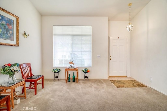 831 Kilmarnock Way, Riverside, CA 92508 - sitting room with baseboards and carpet floors