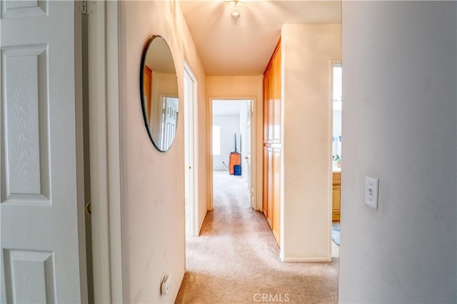 831 Kilmarnock Way, Riverside, CA 92508 - hallway with light carpet and plenty of natural light