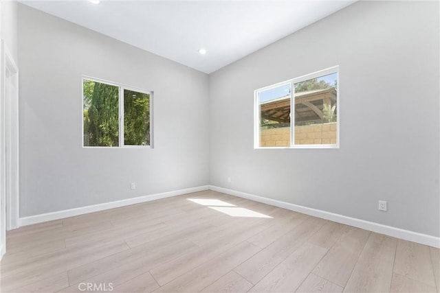 17841 Buena Vista Ave, Yorba Linda, CA 92886 - empty room featuring light wood-style floors and recessed lighting