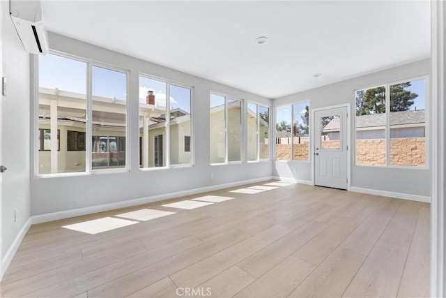 17841 Buena Vista Ave, Yorba Linda, CA 92886 - unfurnished sunroom with a wall mounted AC