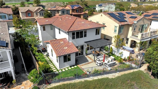 birds eye view of property featuring a residential view