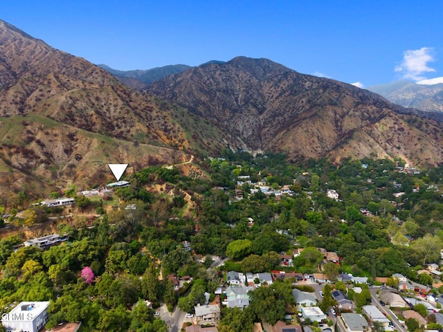 675 Mount Wilson Trl, Sierra Madre, CA 91024 - view of property location with a mountain backdrop