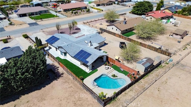 7469 Madera Ave, Hesperia, CA 92345 - drone / aerial view with a residential view
