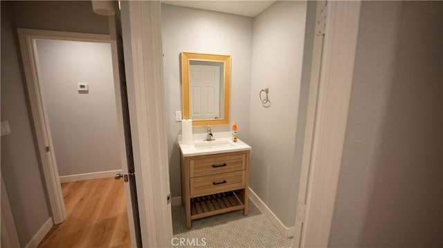 14610 Appleton St, Hesperia, CA 92345 - bathroom with vanity and baseboards
