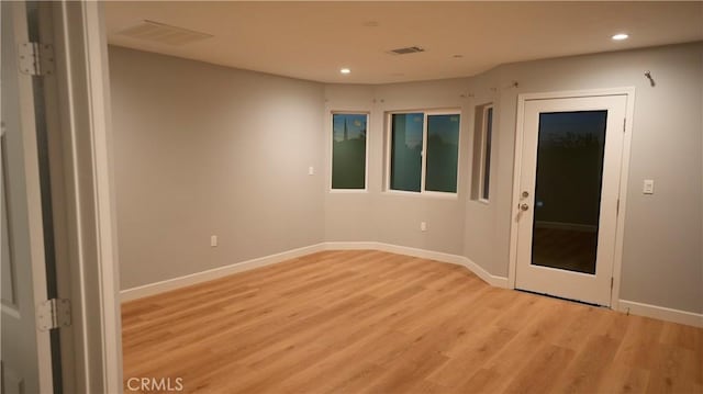 14610 Appleton St, Hesperia, CA 92345 - spare room with recessed lighting, light wood-style floors, and baseboards