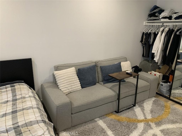 1250 S Beverly Glen Blvd Unit 205, Los Angeles, CA 90024 - bedroom featuring a closet and wood finished floors