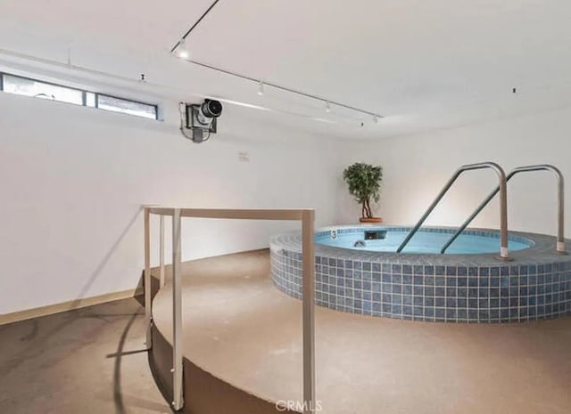 1250 S Beverly Glen Blvd Unit 205, Los Angeles, CA 90024 - view of swimming pool featuring an indoor hot tub