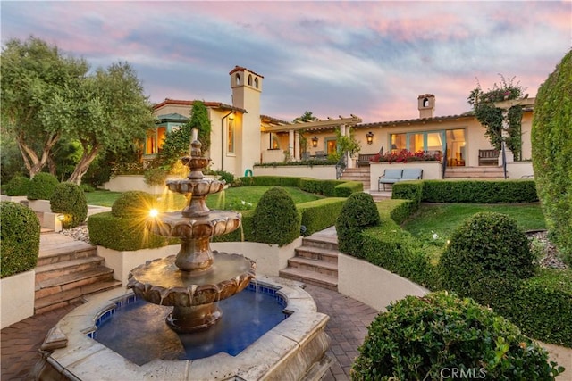 surrounding community featuring a patio
