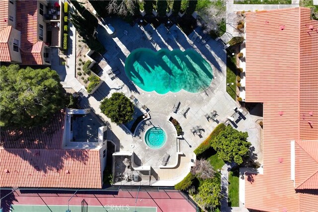 bird's eye view