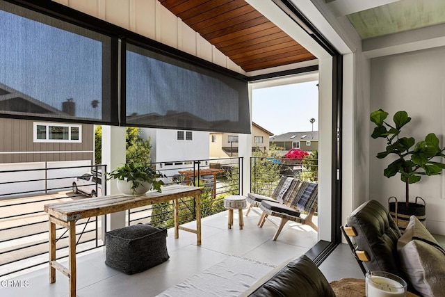 balcony with visible vents