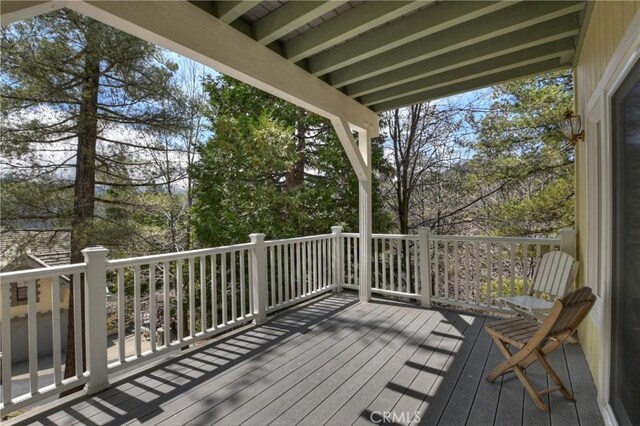 27601 Cedarwood Dr, Lake Arrowhead, CA 92352 - view of deck