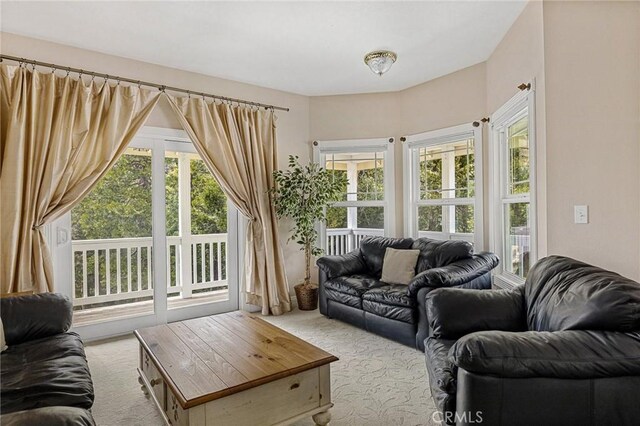 27601 Cedarwood Dr, Lake Arrowhead, CA 92352 - living area featuring carpet flooring