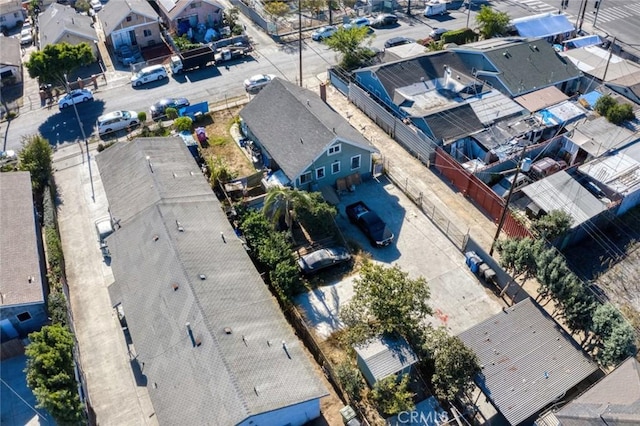 bird's eye view featuring a residential view
