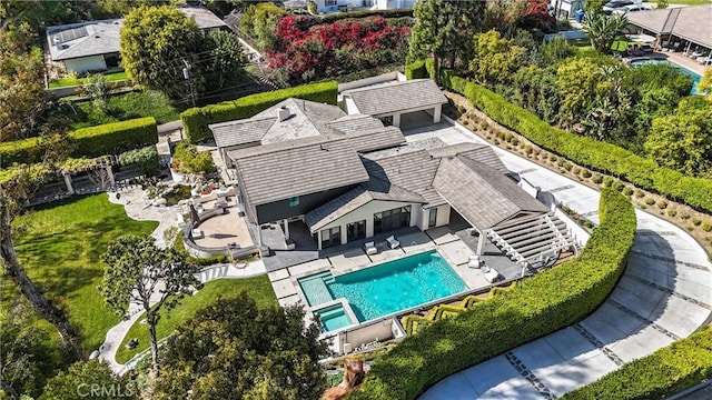14084 Bronte Dr, Whittier, CA 90602 - aerial view